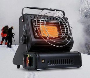 Переносной газовый обогреватель-плитка 2в1 Happy Home 200006067 фото