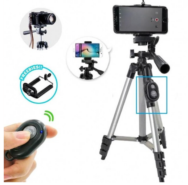 Штатив для камери та телефону. Тринога для фотоапарата Трипод Tripod 200000057 фото