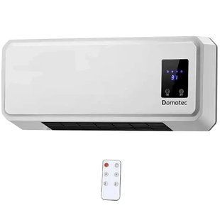 Тепловентилятор-дуйка з пультом керування Domotec MS 5962 Настінний обігрівач для дому 2000Вт 200000626 фото