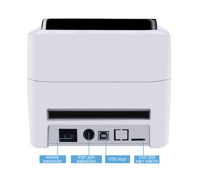 Термопринтер для печати ТТН новой почты Xprinter XP-420B 200008368-200000513 фото