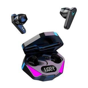 Игровые геймерские беспроводные наушники Bluetooth TWS X15 стерео гарнитура с микрофоном зарядным кейсом 200008106 фото