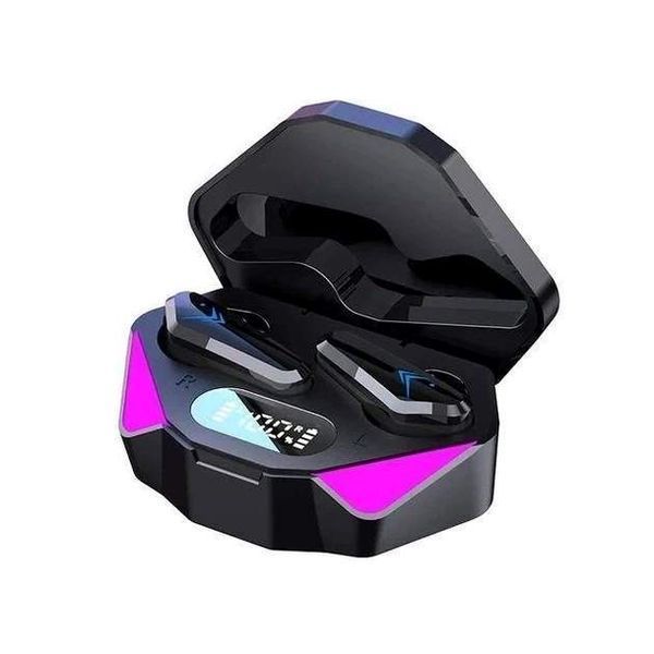 Игровые геймерские беспроводные наушники Bluetooth TWS X15 стерео гарнитура с микрофоном зарядным кейсом 200008106 фото