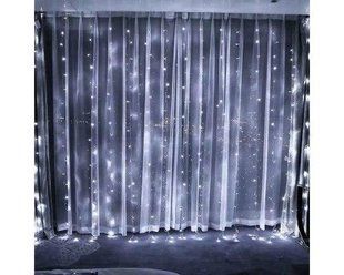 Гирлянда штора светодиодная комнатная 200 LED 3х2 м USB Белый 200007853 фото
