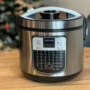 Мультиварка Rainberg RB-6209 + йогуртница 1000Вт на 6 литров 45 программ 200008326-200000483 фото