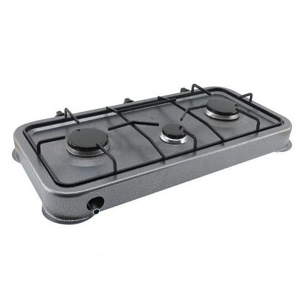 Газовая плита таганок настольная Domotec MS-6603 3 конфорки 200008465 фото