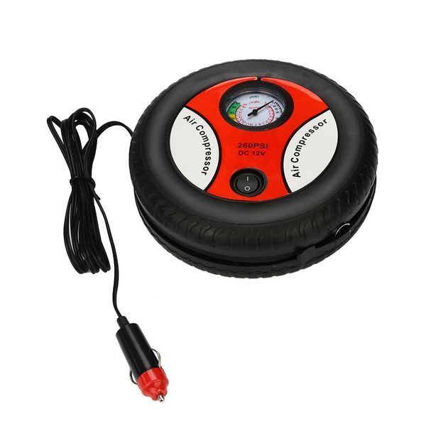 Компрессор Автомобильный AIR COMPRESSOR 260PSI DC-12V красный 200002656 фото