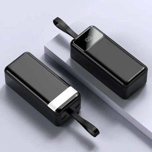 Повербанк KPG-402 40000 мАг чорний з ліхтариком, 2 USB, microUSB та Type-C 200008464 фото