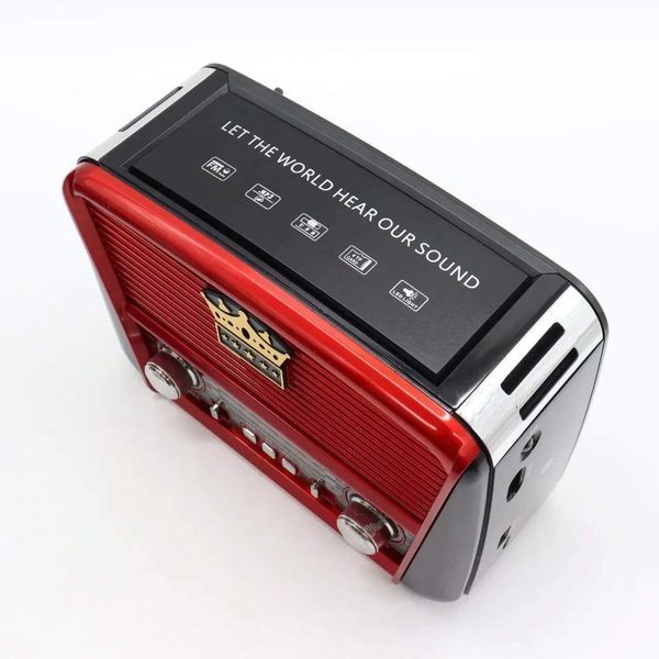 Радіоприймач акумуляторний з Bluetooth, MP3 та ліхтариком, Golon RX-BT455S AM / Портативне радіо 200000408 фото