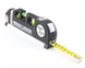 Лазерний рівень із вбудованою рулеткою FIXIT Laser Level Pro 3 4в1 рулетка лінійка 200000279-200000061 фото 1