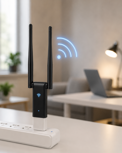 USB Wi-Fi репитер / Двухантенный ретранслятор Wi-Fi / Усилитель Wi-Fi сигнала 200003081 фото