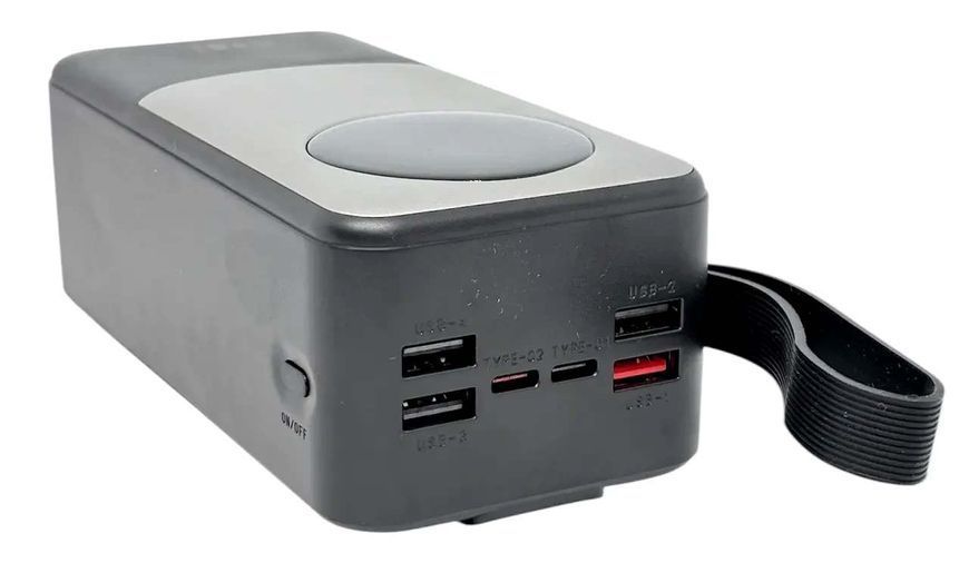 Повербанк KPG-402X 40000 мАч 22.5W QC со встроенными кабелями и быстрой зарядкой 200000764 фото