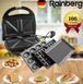 Електрогриль мультимейкер Rainberg RB-5408 4в1 горішниця бутербродниця бельгійська вафля гриль 2200 Вт 200008196-200000350 фото 4