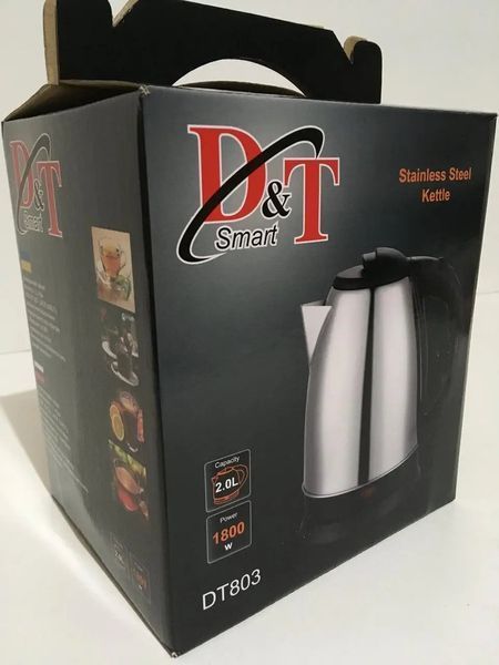 Чайник электрический из нержавейки DOMOTEC DT-803 200002297 фото