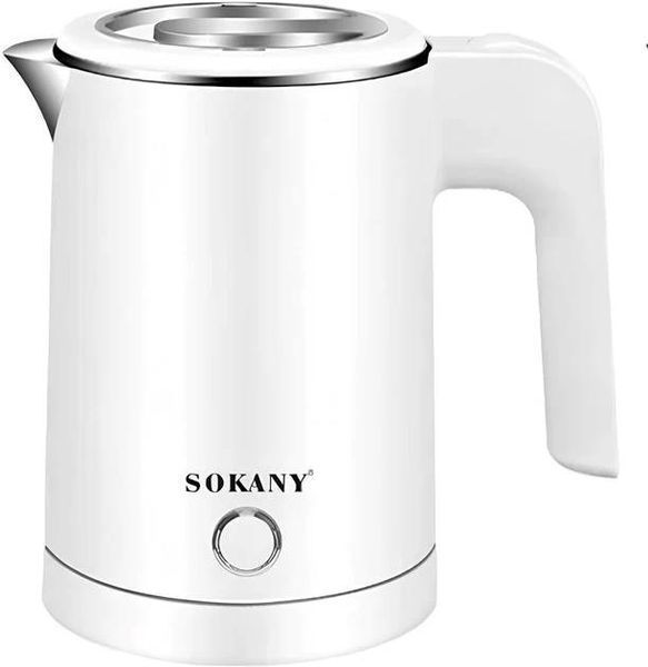 Електрочайник Sokany SK-SH-1077 міні-чайник для дому Білий 0.5 л 600вт 200002296 фото